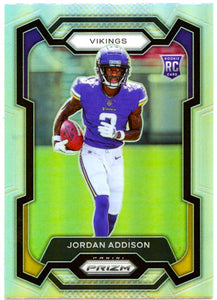 Jordan Addison RC 2023 Panini Prizm Silver Rookie #368