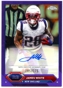 James White 2023 Topps Composite Chrome Purple Auto SP 105/175