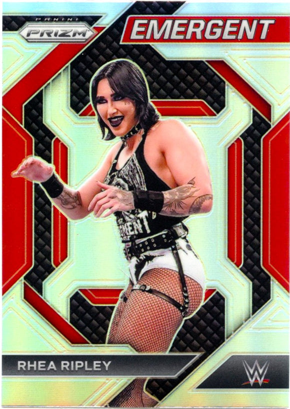 Rhea Ripley 2024 Panini Prizm WWE Silver Emergent #12