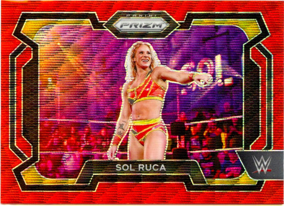 Sol Ruca 2024 Panini Prizm WWE Red Wave #39