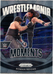 Roman Reigns 2024 Panini Prizm WWE Wrestlemania Moments #36