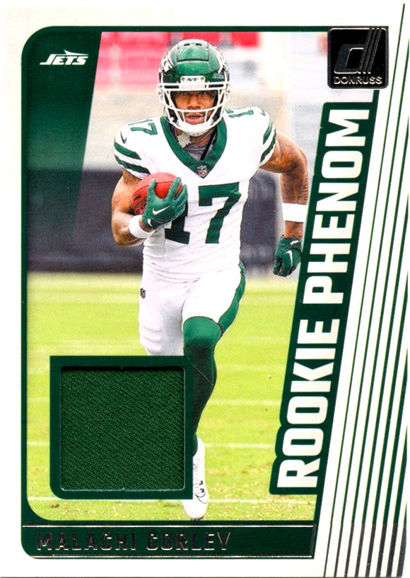 Malachi Corley RC 2024 Donruss Rookie Phenom Jersey Patch