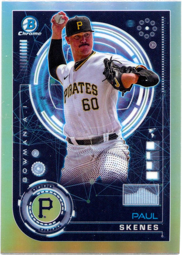 Paul Skenes RC 2024 Bowman Chrome AI Rookie