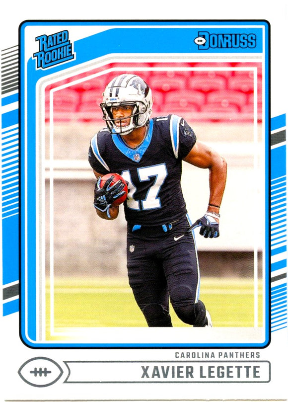 Xavier Legette RC 2024 Donruss Rated Rookie #323