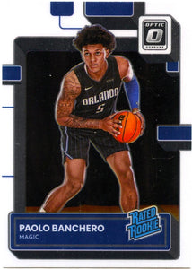 Paolo Banchero RC 2022-23 Donruss Optic Rated Rookie #221