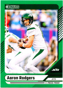 Aaron Rodgers 2024 Donruss Green Press Proof #110