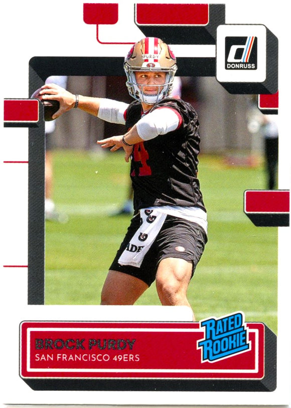 Brock Purdy RC 2022 Donruss Rated Rookie #374