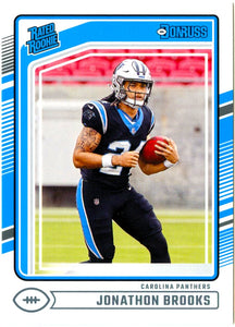 Jonathan Brooks RC 2024 Donruss Rated Rookie #354