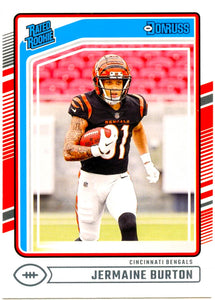 Jermaine Burton RC 2024 Donruss Rated Rookie #368