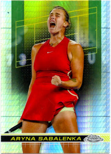 Aryna Sabalenka 2024 Topps Chrome Tennis Prism Refractor #21