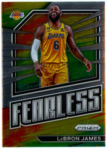 Lebron James 2022-23 Panini Prizm Fearless #18