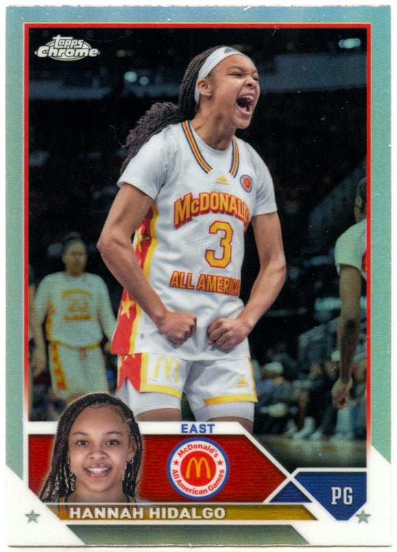 Hannah Hidalgo RC 2023 Topps Chrome Mcdonalds All American Refractor Rookie #30