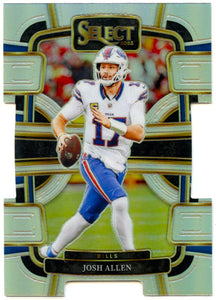 Josh Allen 2023 Panini Select Silver Die Cut Prizm #13