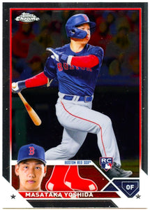 Masataka Yoshida RC 2023 Topps Chrome Rookie Card #167