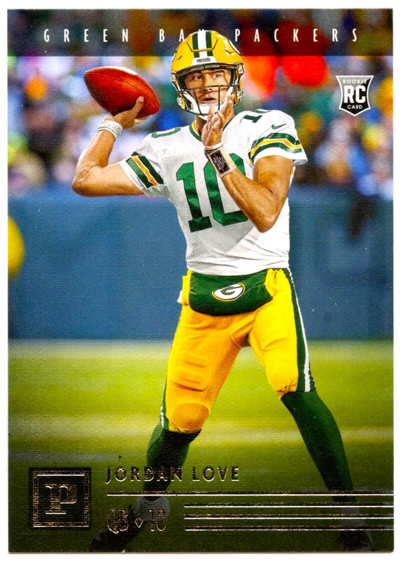 Jordan Love RC 2020 Panini Chronicles Rookie Card