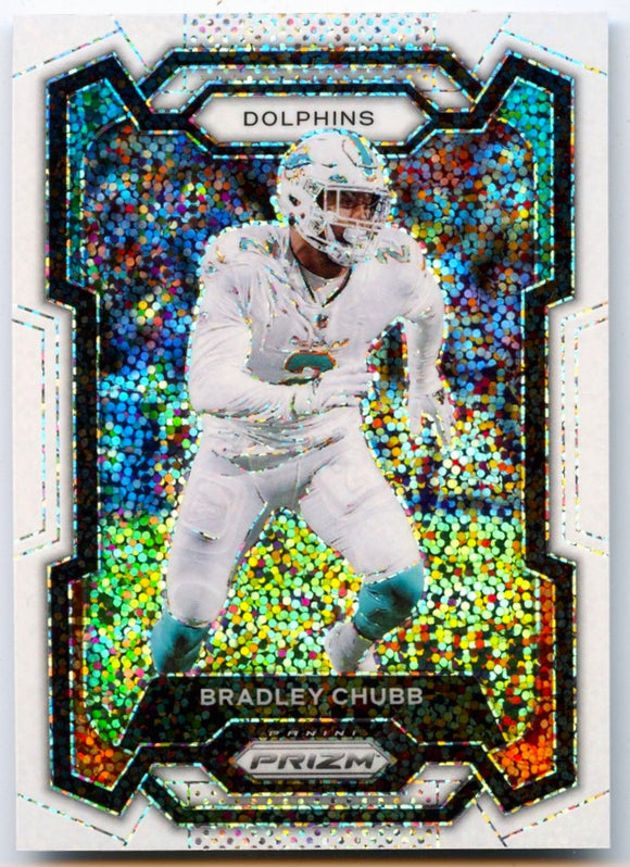 Bradley Chubb 2023 Panini Prizm White Sparkle SP #186