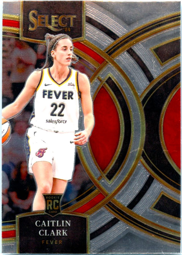 Caitlin Clark RC 2024 Panini Select WNBA Premier Level Rookie #151