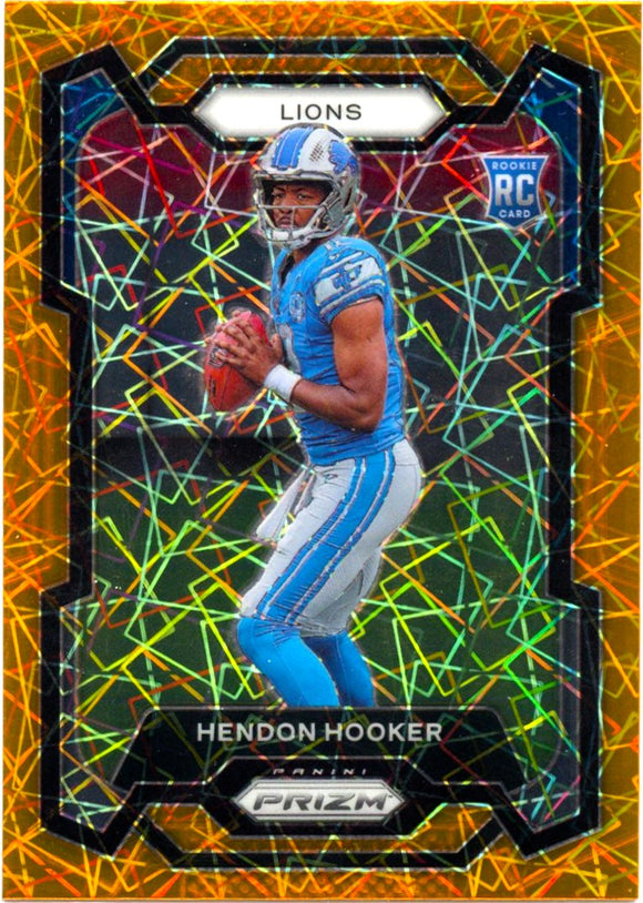 Hendon Hooker RC 2023 Panini Prizm Orange Lazer Rookie #329