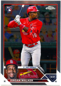 Jordan Walker RC 2023 Topps Chrome Rookie Card #209