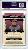 Marvin Lewis 2024 Leaf Metal Classic Art Signature Series Auto SP 1/1 PSA 9