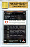 Matt Forte RC 2008 Topps Finest Signature Rookie Auto #114 BGS 9.5