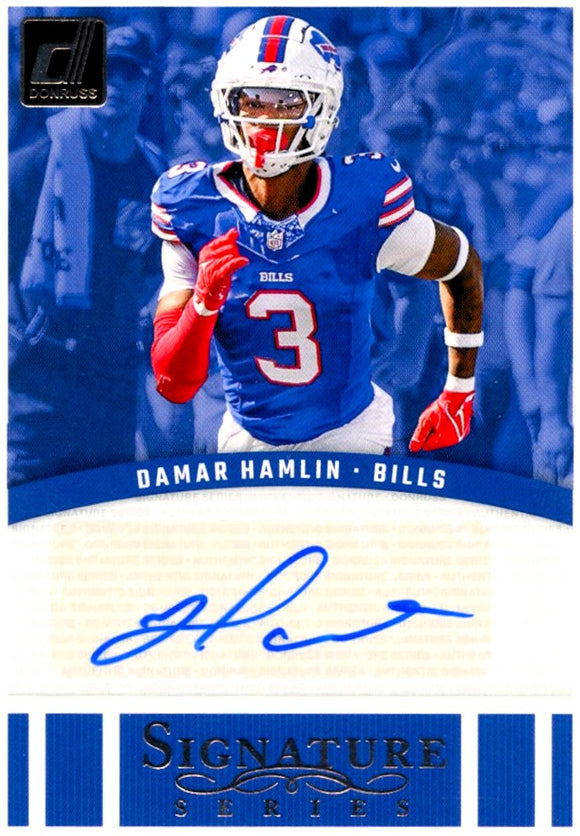 Damar Hamlin 2024 Donruss Signature Series Auto