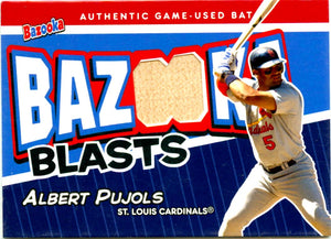 Albert Pujols 2004 Bazooka Blasts Game Used Bat Piece