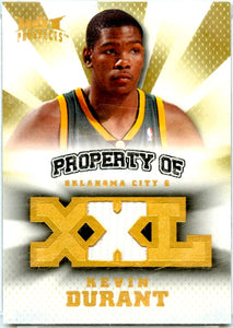 Kevin Durant 2008-09 Fleer Hot Prospects Property Of XXL Jersey Patch SP 177/199