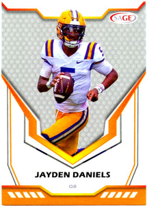 Jayden Daniels RC 2024 Sage Hit Rookie Card #16