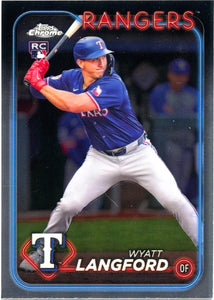 Wyatt Langford RC 2024 Topps Chrome Update Rookie