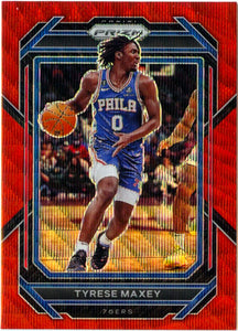 Tyrese Maxey 2022-23 Panini Prizm Red Wave #21