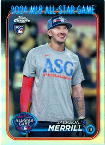 Jackson Merrill RC 2024 Topps Chrome Update All Star Game Rookie