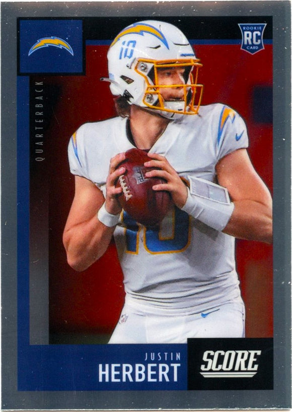 Justin Herbert RC 2020 Panini Chronicles Score Rookie #443