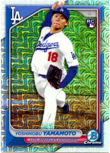 Yoshinobu Yamamoto RC 2024 Bowman Chrome Mega Box Rookie #36