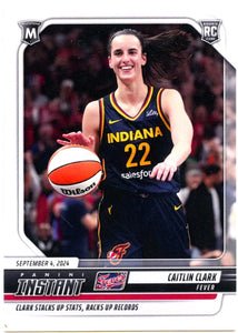 Caitlin Clark RC 2024 Panini Instant WNBA Stacks Up Stats Racks Up Records Rookie SP /15219