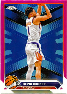 Devin Booker 2023-24 Topps Chrome Pink Refractor #181