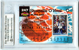 Shaquille Oneal RC 1992-93 Stadium Club Rookie Sticker Auto BGS Authentic