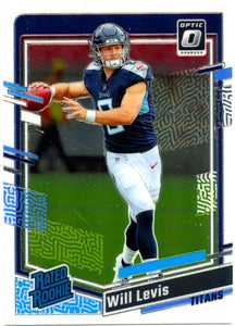 Will Levis RC 2023 Donruss Optic Rated Rookie #298