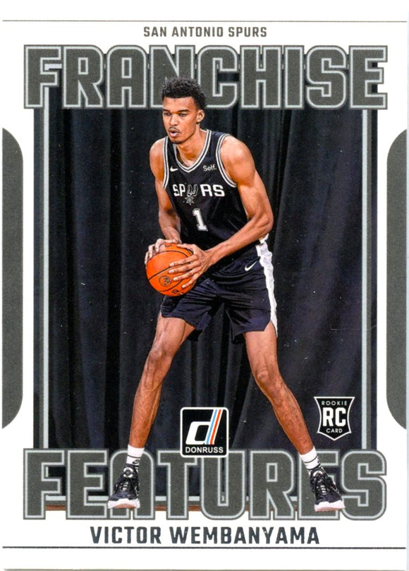 Victor Wembanyama RC 2023-24 Donruss Franchise Features Rookie #29