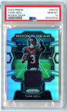 Tank Dell RC 2023 Panini Prizm Rookie Gear Jersey Patch PSA 10