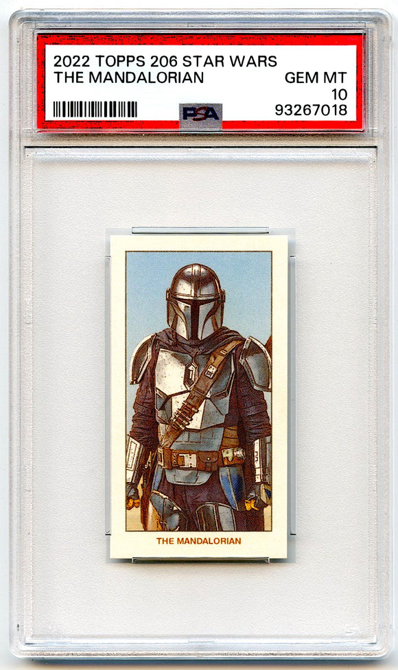 The Mandalorian 2022 Topps 206 Star Wars Mini PSA 10