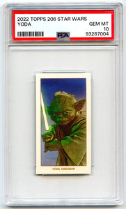 Yoda 2022 Topps 206 Star Wars Mini PSA 10