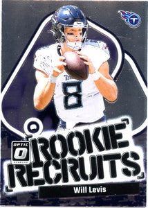 Will Levis RC 2023 Panini Donruss Optic Rookie Recruits #19