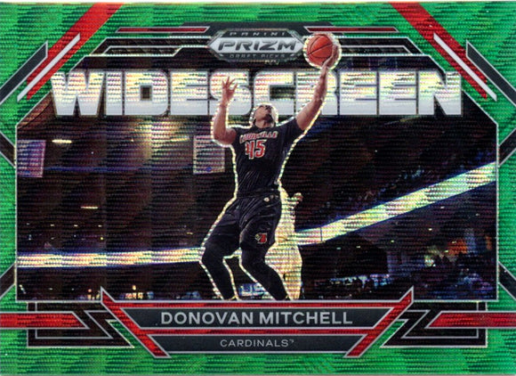 Donovan Mitchell 2023 Panini Prizm Draft Green Wave Widescreen #17