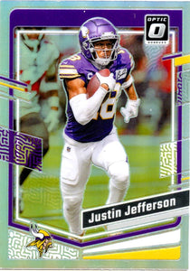 Justin Jefferson 2023 Panini Donruss Optic Holo Prizm #125