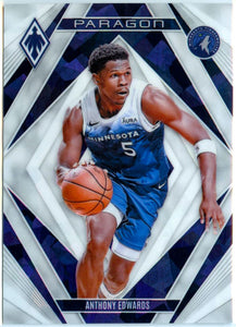 Anthony Edwards 2023-24 Panini Phoenix White Ice Paragon SP 1/125