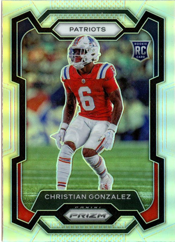 Christian Gonzalez RC 2023 Panini Prizm Silver Rookie #369