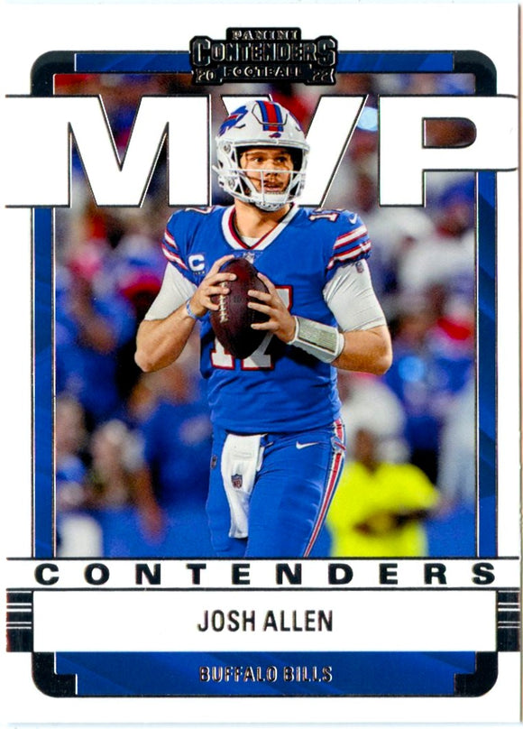 Josh Allen 2022 Panini Contenders MVP Contenders