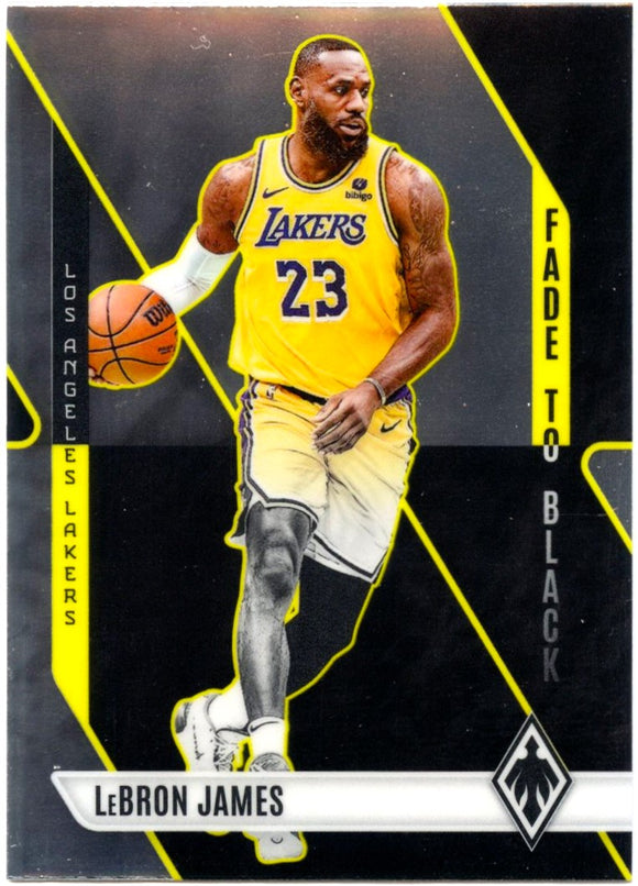 Lebron James 2023-24 Panini Phoenix Fade To Black #3