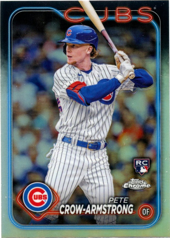 Pete Crow-Armstrong RC 2024 Topps Chrome Refractor Rookie #16